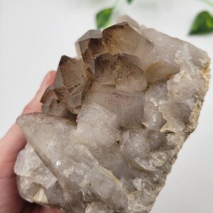 Orange River Hematite Included Quartz Cluster. 100% Natural. Hematite Speckles.