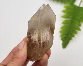 Raw Smoky Quartz Point: Natural Nigerian Crystal