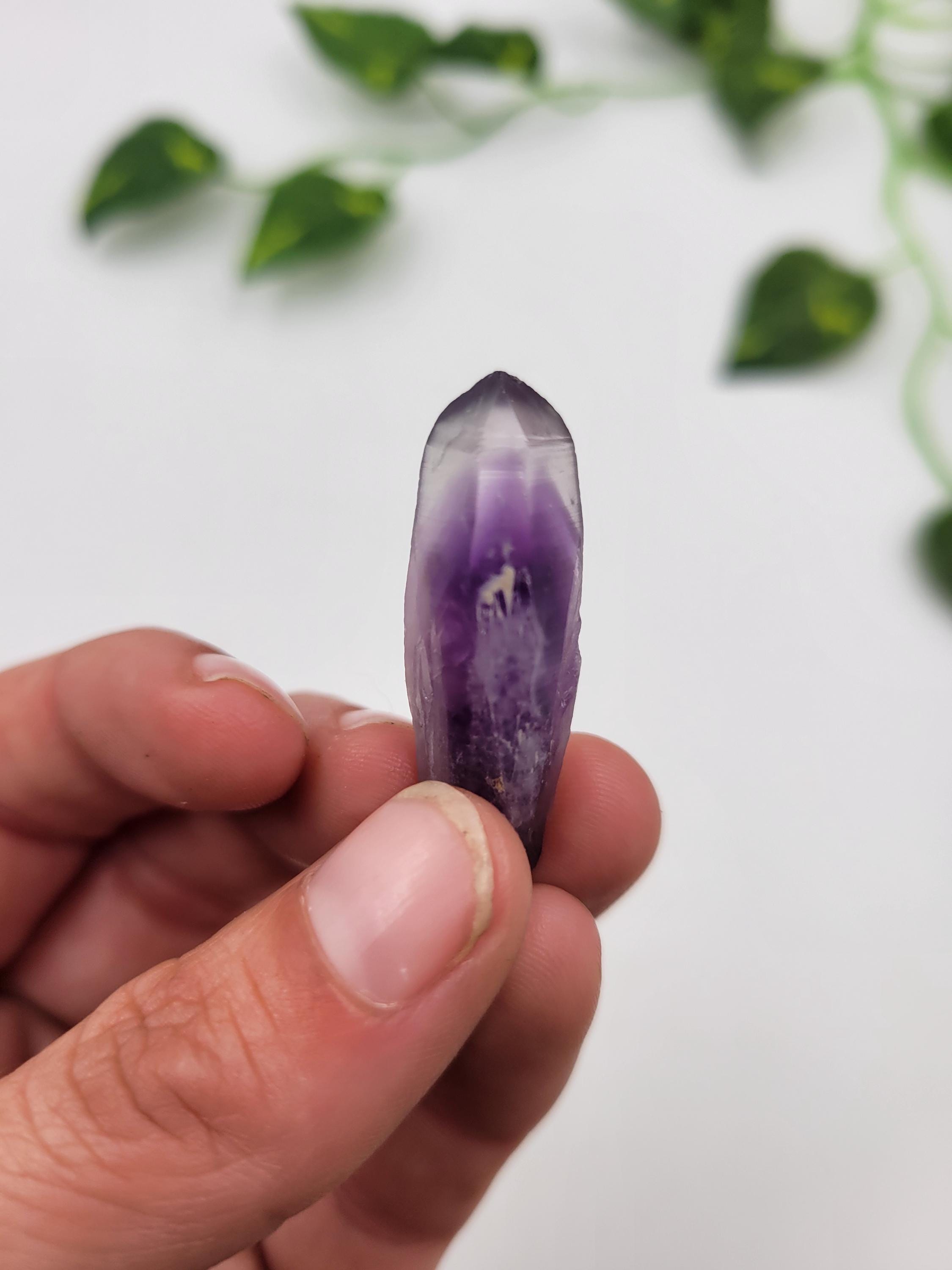 Tutu Cliffs Amethyst Natural Point. Nigeria. Nigerian Amethyst