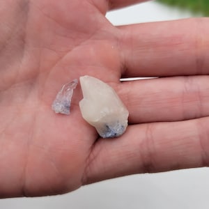 Dumortierite Included Quartz. Rare Fomation. 100% Natural. Blue Quartz. Brazil. Terminated Dumortierite Quartz. Raw Dumortierite Quartz.
