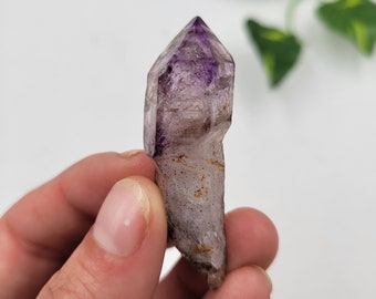 Shangaan Amethyst Scepter. Rare Scepter Amethyst. Included Amethyst. 100% Natural Termination. Rare Location. Quality Amethyst. Zimbabwe.