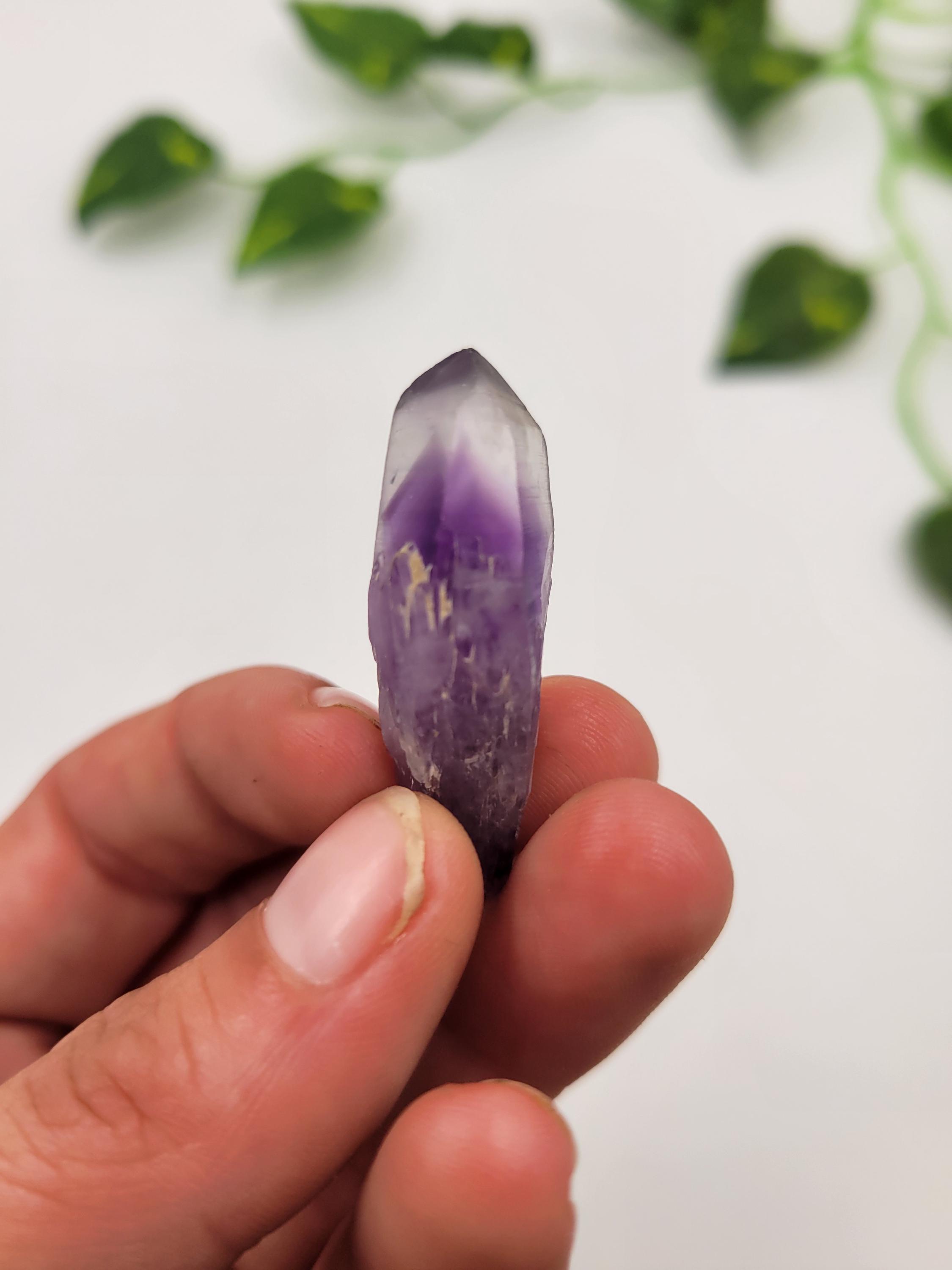 Tutu Cliffs Amethyst Natural Point. Nigeria. Nigerian Amethyst