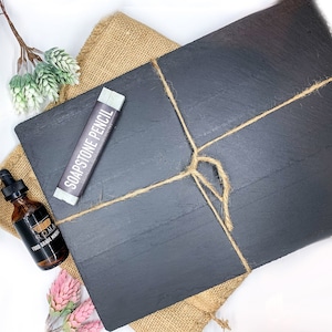 Black Cheese Boards, Chalkboard Cheese Boards, Chalkboard Serving Trays, Rectangular Charcuterie Board, Cheese Board Gift Set, Kitchen Gifts