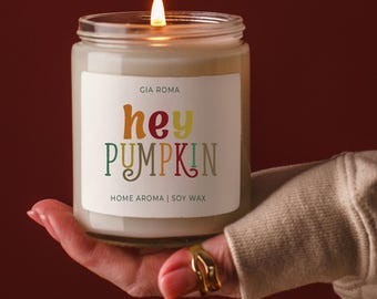 Fall Scented Candles, Fall Candles Gift Scents, Soy Fall Scents Toxin-Free, Autumn Home Fragrances, Modern Candles for Fall in Glass Jars