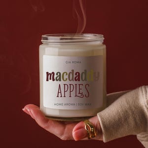 Apple Scented Soy Candles, Apple Candle, Fall Candle Centerpiece, Fall Candle Scents Soy, Autumn Scented Candles in Bulk, Toxin Free Candles