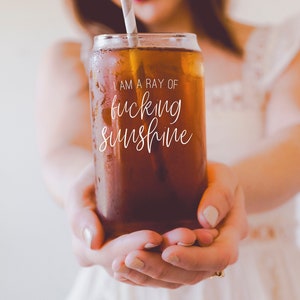 Best Friend Gift Ideas, I am a Ray of Fucking Sunshine Mug, Gift for Best Friend, Sister, Brother, Husband, Wife, Funny Mugs for Women & Men