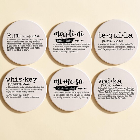 Accessorio Bar Casa Divertente Compra Sottobicchiere - Regalo Divertente - Una Suazione Piacevole All'ingrosso Regalo Migliore Amica Compleanno