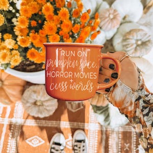 Spooky Season Ceramic Coffee Mug - Halloween Coffee Mug, Halloween Gift & Decor Ideas, Spooky Mug for Home Decorations - Fall Coffee Mugs