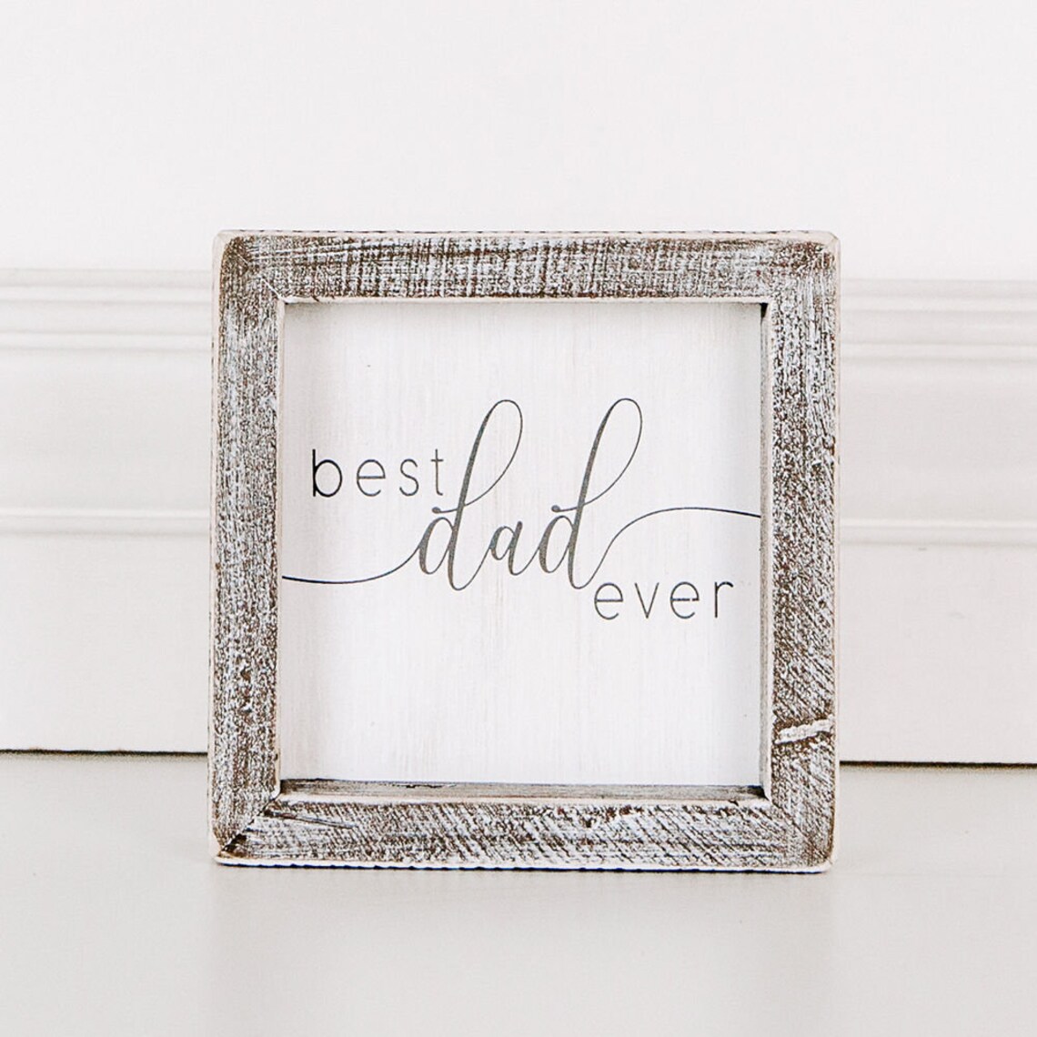 Best Dad Ever Sign Wooden Dad Signs Fathers Day Gift Etsy