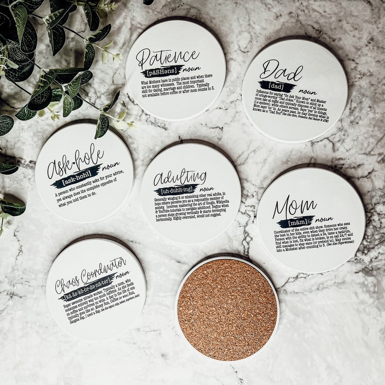 Funny Dictionary Definition Coasters Hilarious Housewarming & Etsy