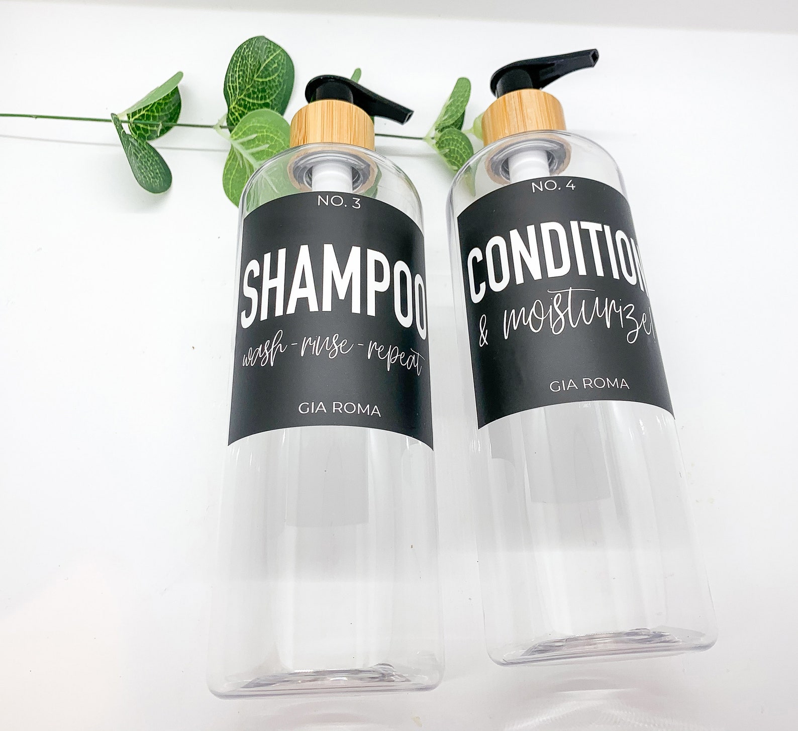 Body Wash Dispenser Body Wash Bottles 16 oz Clear Plastic Etsy