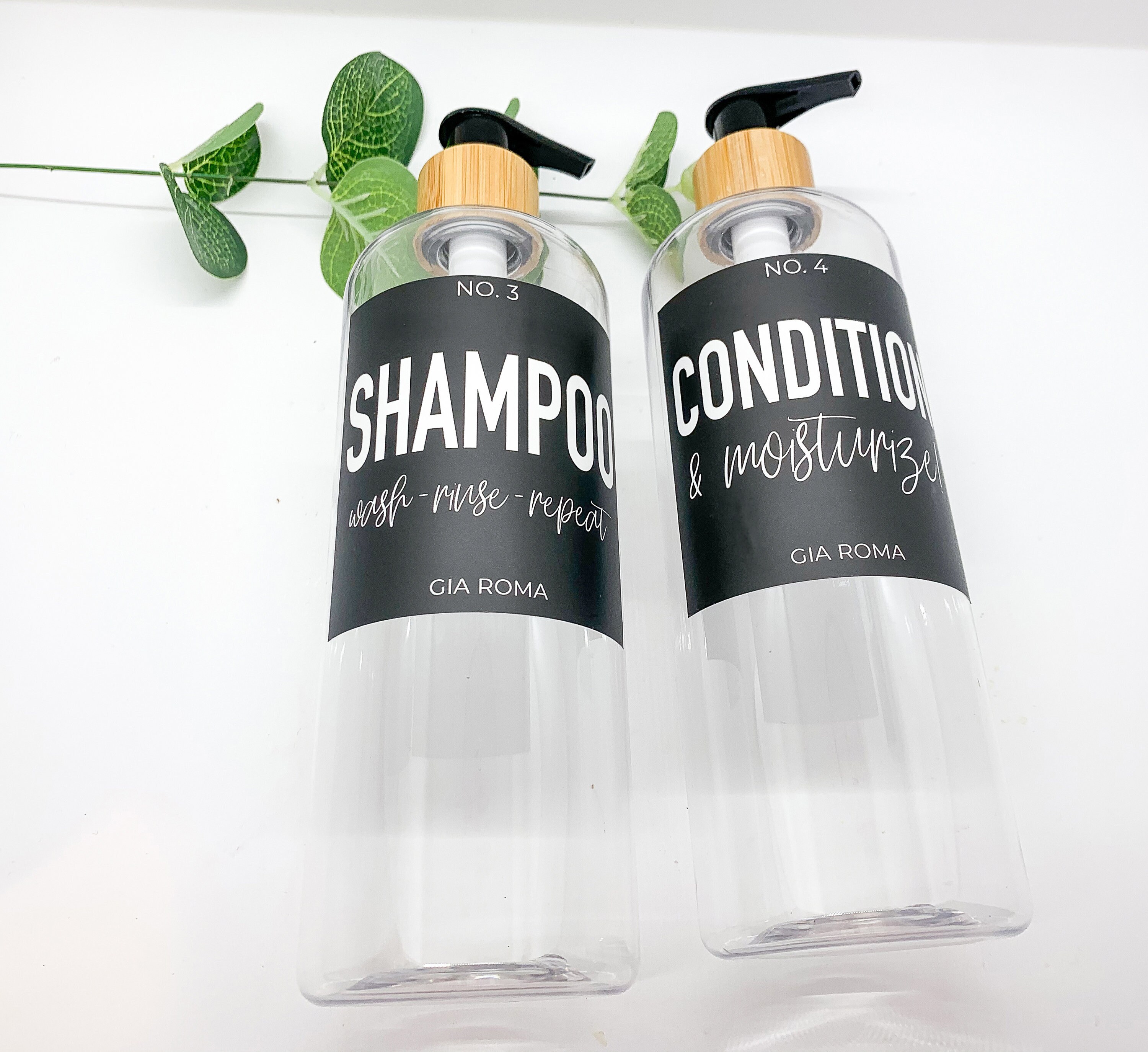 Body Wash Dispenser Body Wash Bottles 16 oz Clear Plastic Etsy