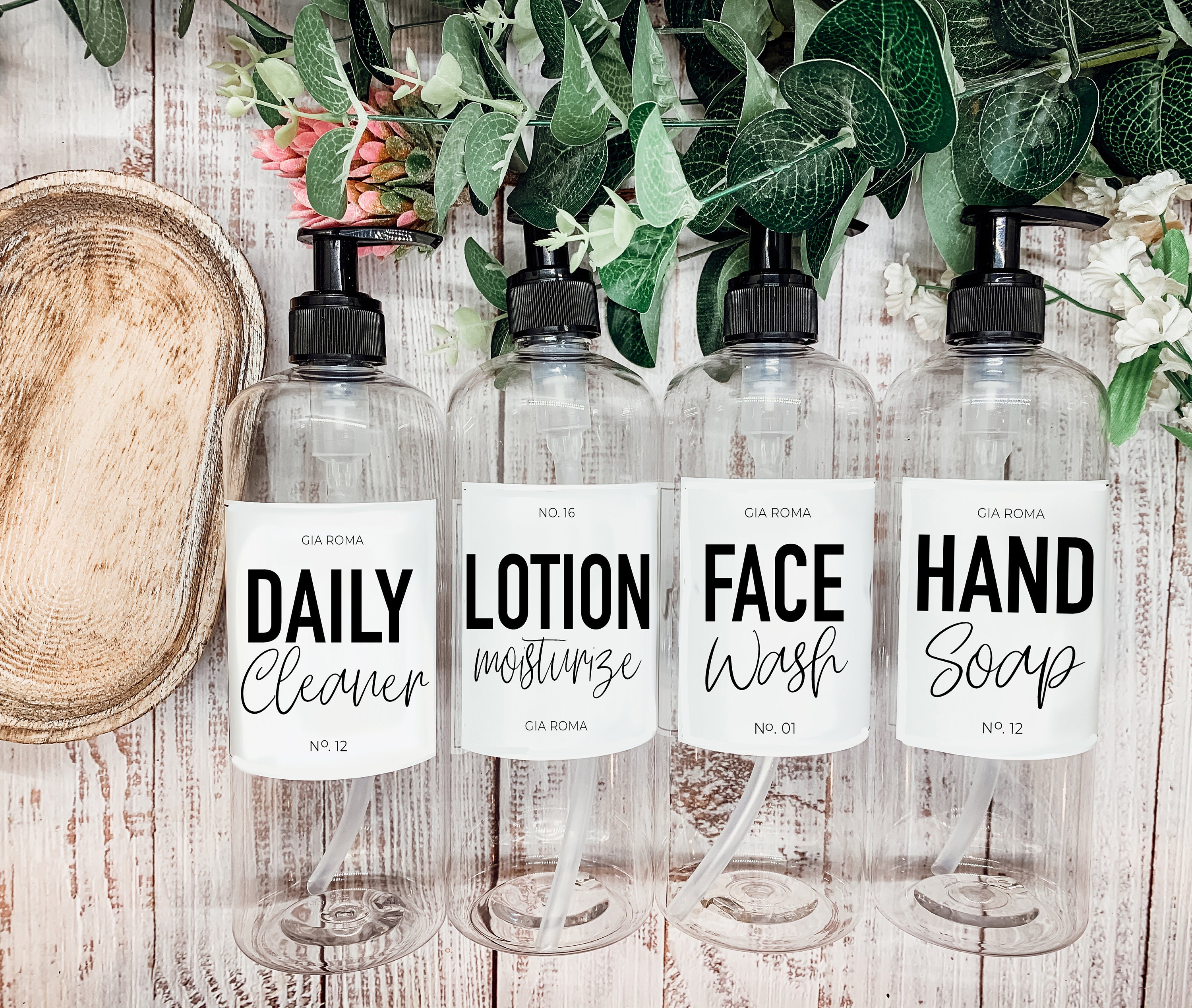 Face Wash Bottles Reusable Lotion Bottles Reusable Soap Etsy.de