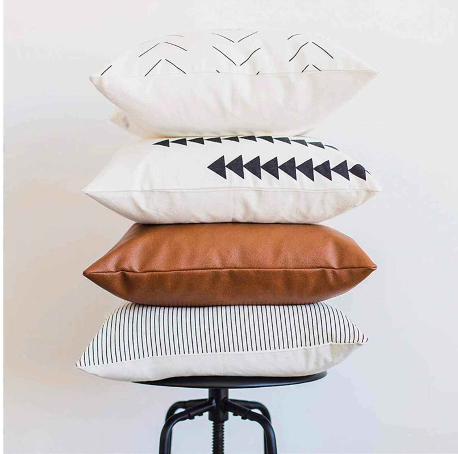 Boho Pillow Set Decorative USA Made Throw Pillows Bohemian Etsy