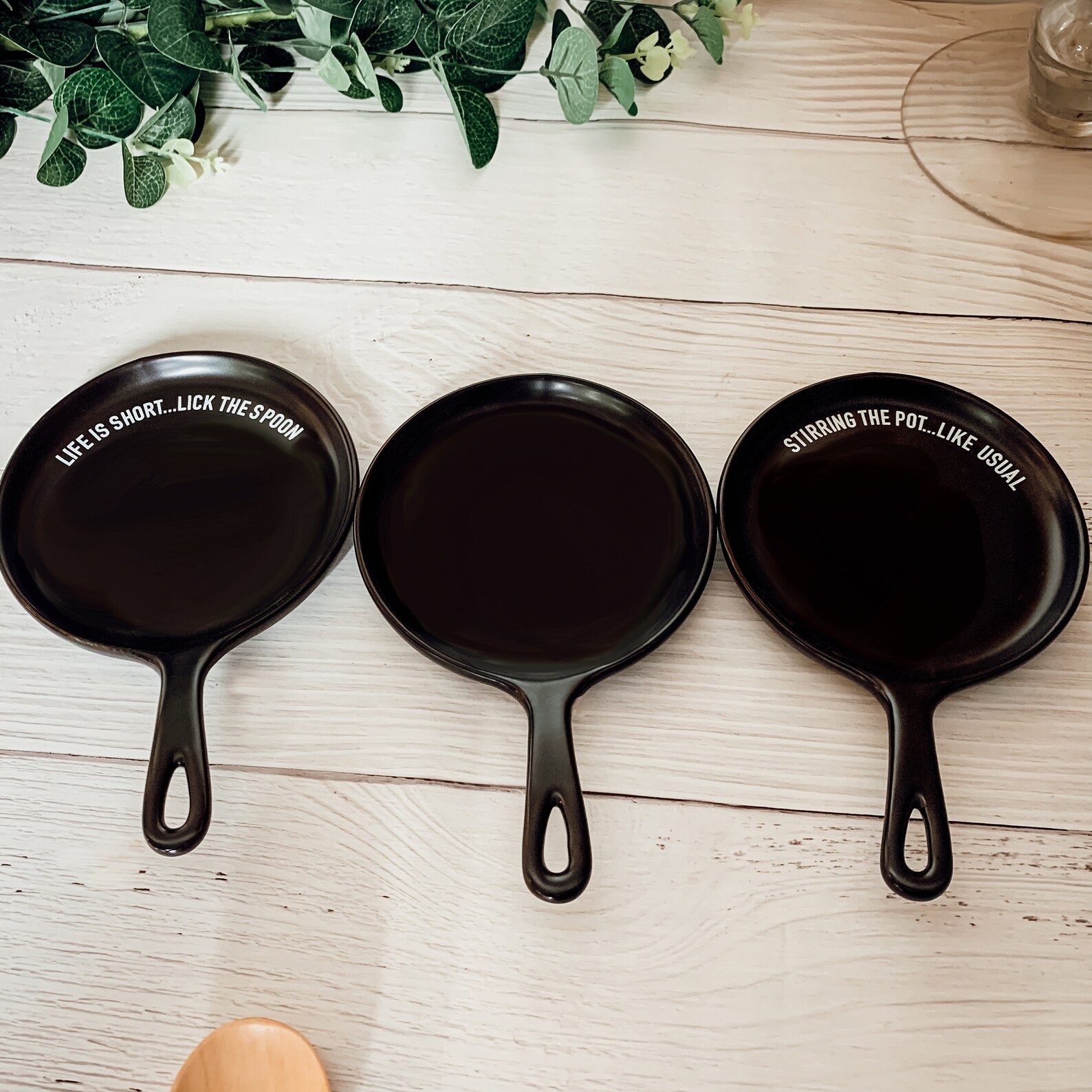 Cuchara hecha a mano descansa con cotizaciones lamer la | Etsy