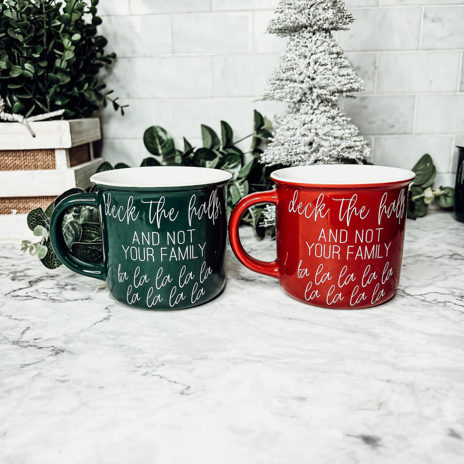 Christmas Coffee Mug Set Unique Coffee Mugs for Her Funny Etsy