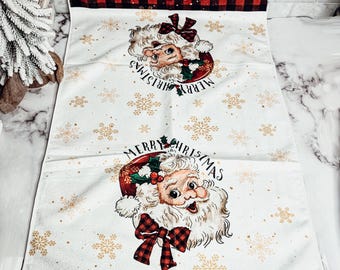 Set Di 2 Asciugamani Da Cucina Con Corgi Natalizi – Strofinacci Divertenti E Assorbenti Per Decorazioni Natale – Regalo Per Amanti Dei Corgi - 2