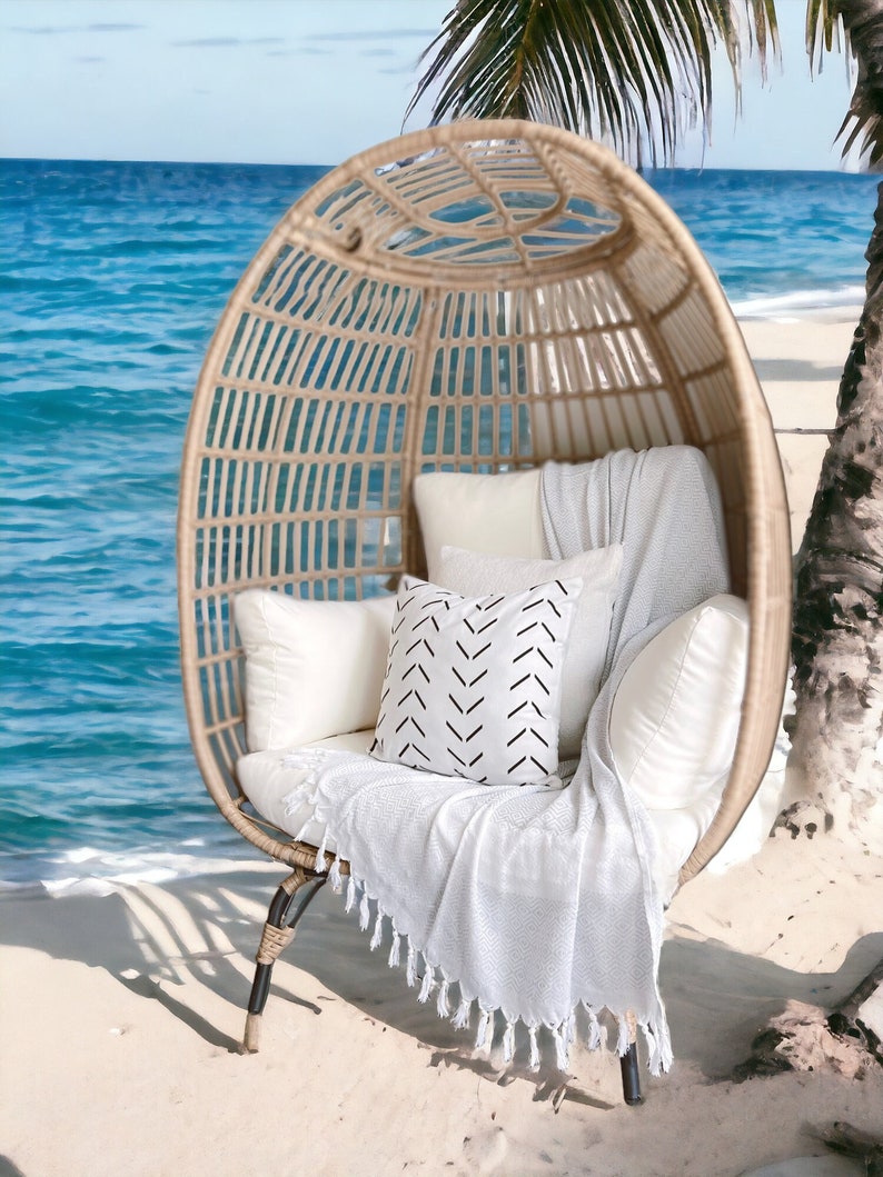 Turkish Towels Beach With Fringe, Turkish Cotton Towels - Thumbnail 3