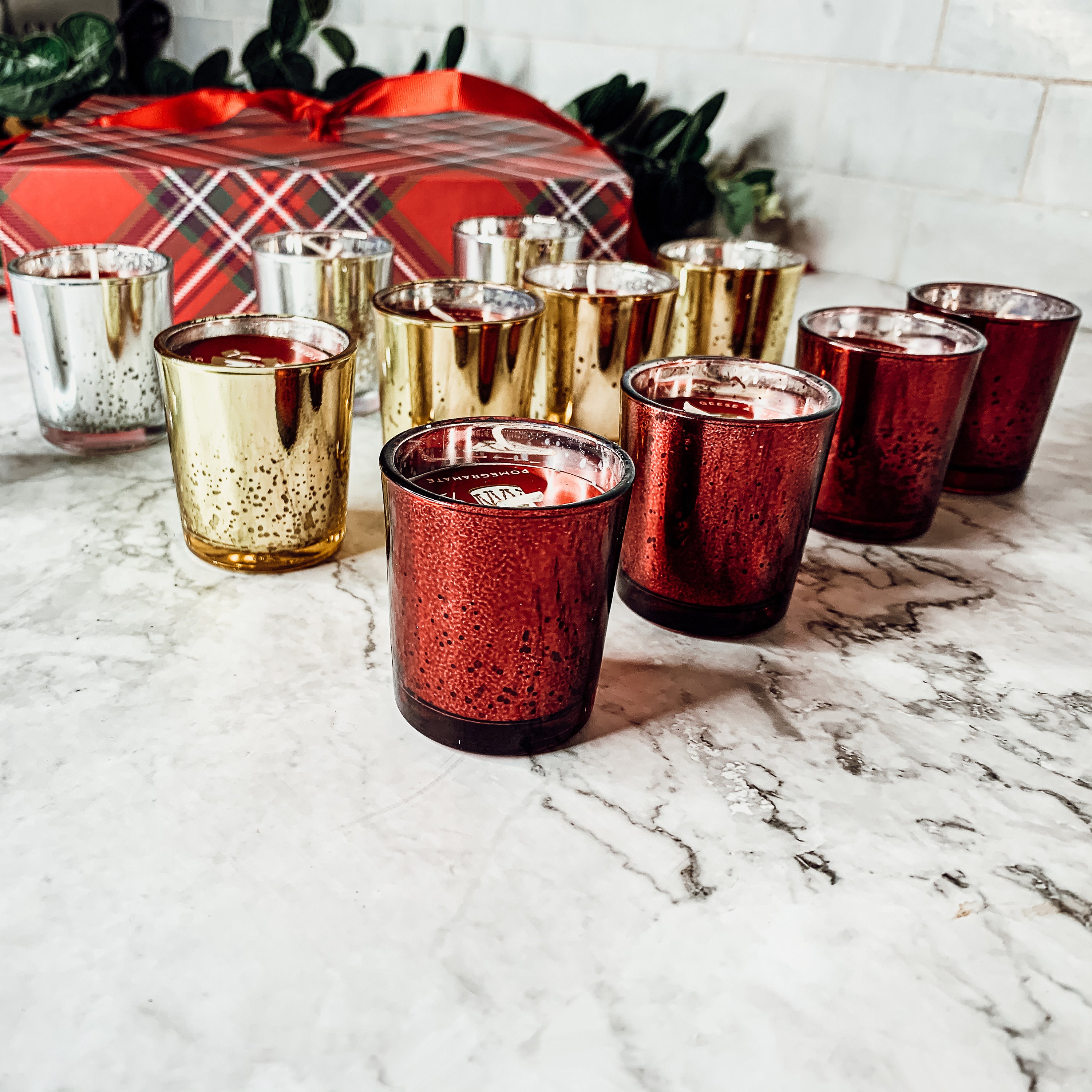 Candle Advent Calendar Gift Box 12 Days of Christmas Candle - Etsy