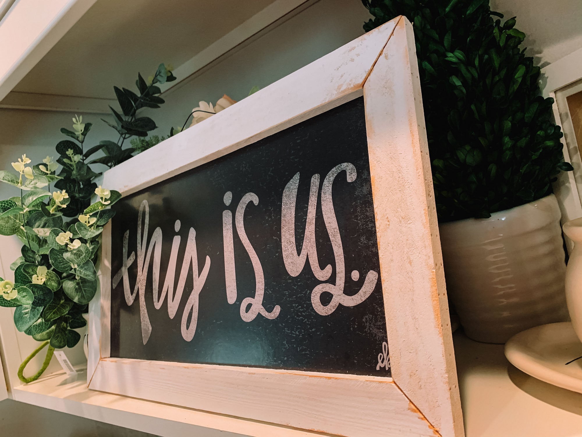 This Is Us Wooden Framed Sign Black This Is Us Sign With Etsy