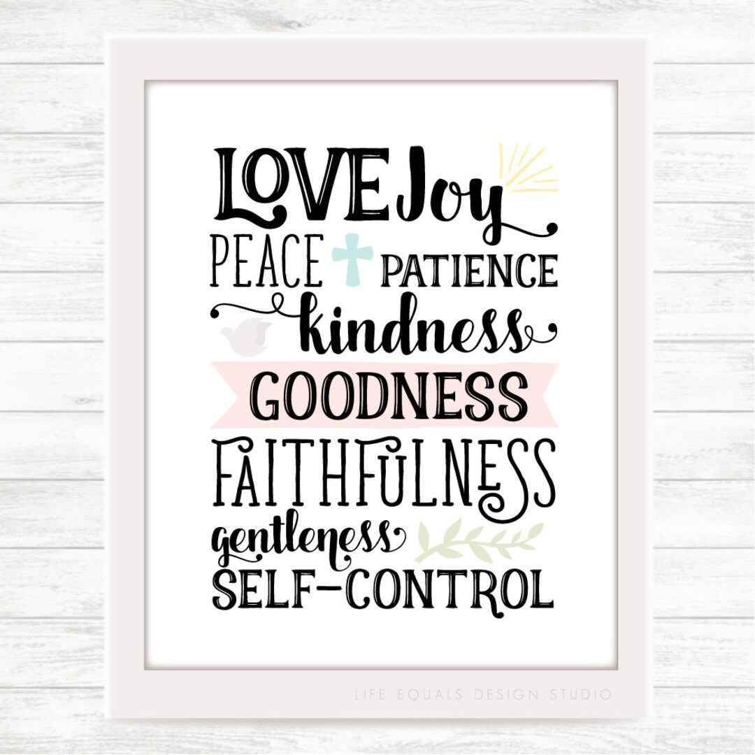 Love Joy Peace Digital Download / Printable Wall Art - Etsy
