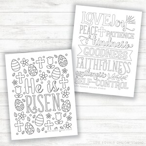 Cute Printable Coloring Sheets - Print at Home - 12 Different Designs!