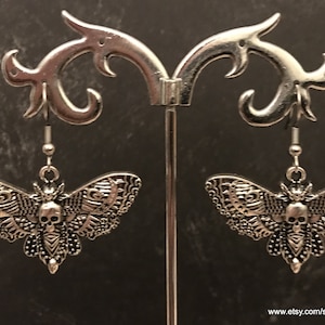 Death's Head-Hawkmoth Pierced Earrings