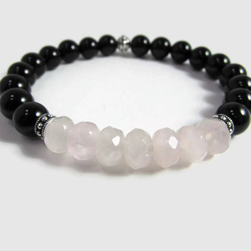 Rose Quartz and Vermeil Bracelet main image 1