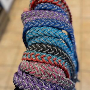 Niestandardowe lejce dla koni Bling Barrel