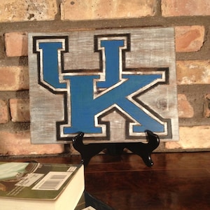 Kentucky Wildcats! -  Hand engraved - University of Kentucky Man Cave Decor