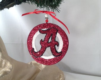 Alabama Christmas Ornaments, Crimson Tide Christmas Ornamenta, University of Alabama, Southeastern Conference
