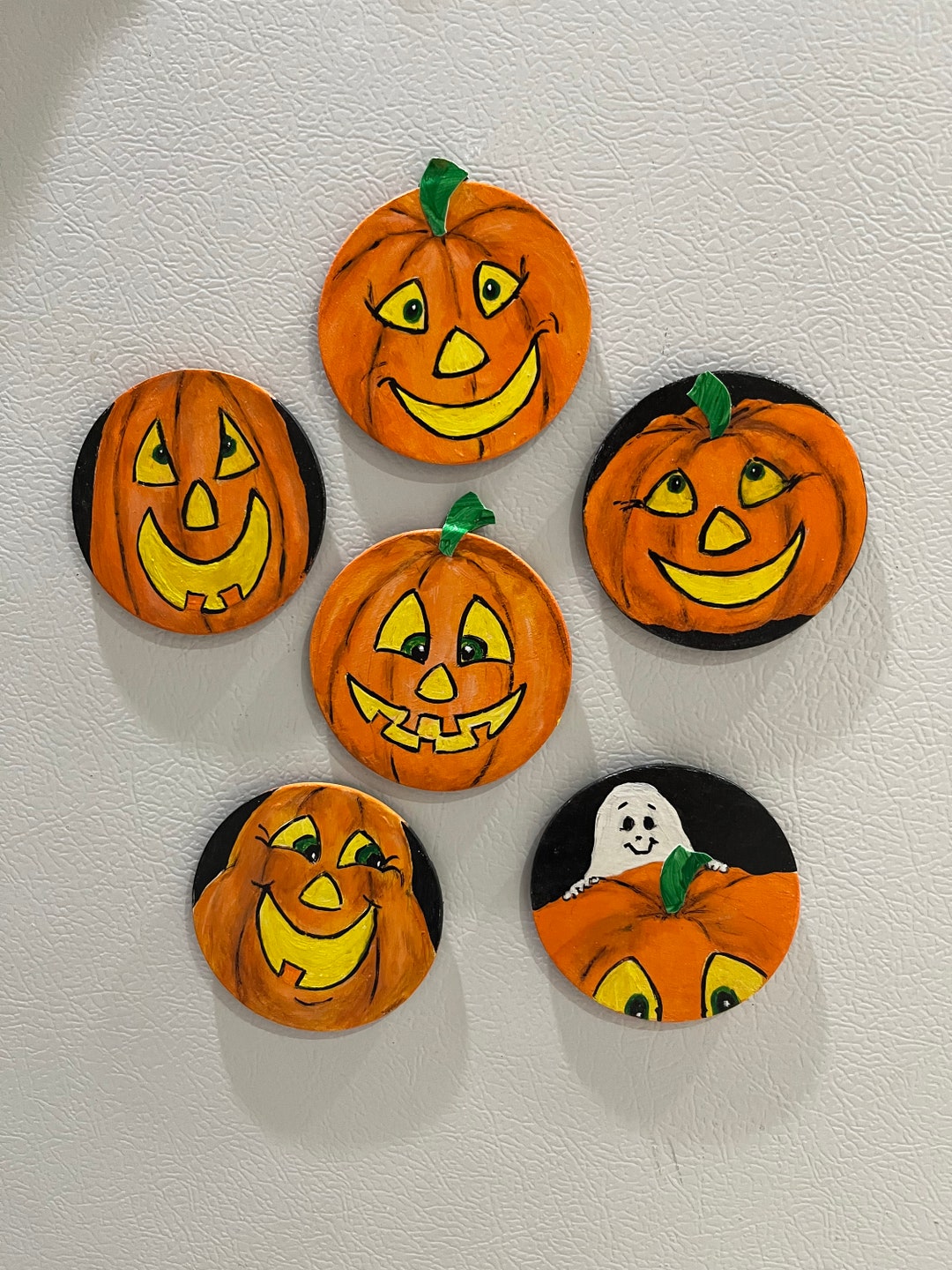 Jolly Jack-o-lantern Magnets - Etsy