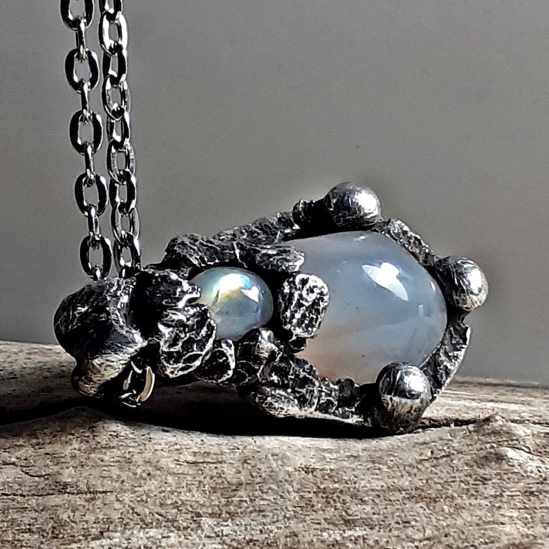 Moonstone necklace mens Clearance