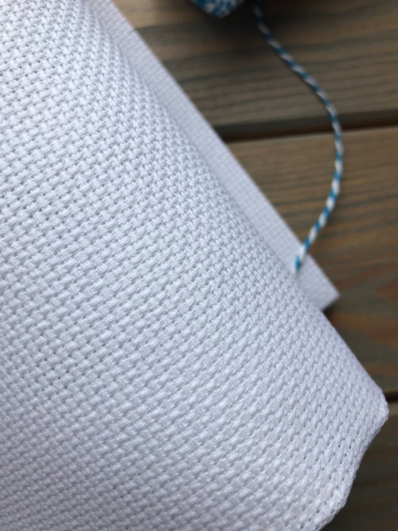 Aida 11 Count Embroidery Fabric. Cross Stitch Fabric. White | Etsy 11 Count Aida Cross Stitch Fabric
