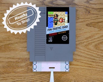 Pokemon Father's Day Greeting Card | Real Game Cart