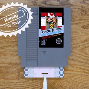 Cartão de felicitações do Dia dos Namorados Pokémon | Real Game Cart