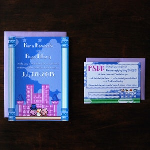 Set de invitaciones de boda de Kirby (25 unidades)