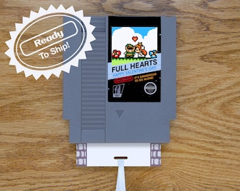 Zelda: Link&#39;s Awakening Valentine&#39;s Day Greeting Card | Real Game Cart