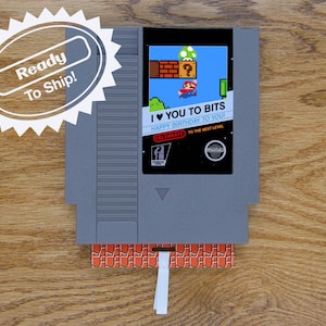 Super Mario Birthday Greeting Card | Real Game Cart