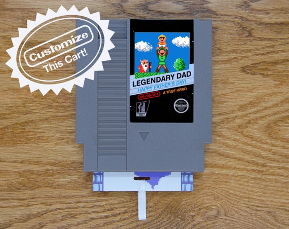 Custom Zelda Father's Day Card | Real Game Cart