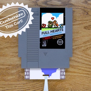 Custom Zelda: Link's Awakening Greeting Card | Real Game Cart | Anniversary, Birthday, Holiday, Valentine's Day