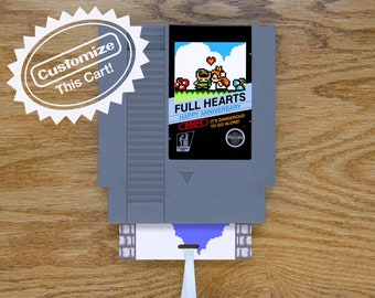 Custom Zelda: Link's Awakening Greeting Card | Real Game Cart | Anniversary, Birthday, Holiday, Valentine's Day