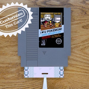 Personalisierte Pokemon Muttertagskarte | Echter Spielwagen