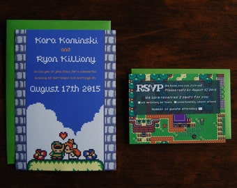 The Legend of Zelda Wedding Invitation Set (25 units)