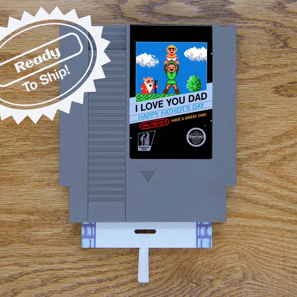 Zelda Father's Day Greeting Card | Real Game Cart