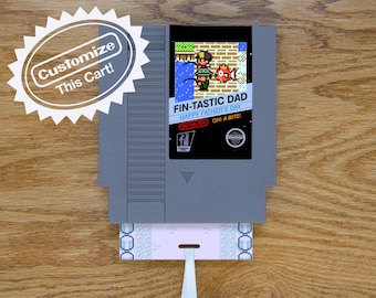 Custom Pokemon Father's Day Card | Real Game Cart