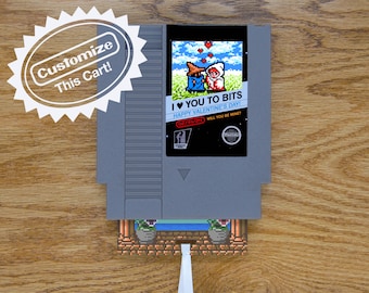 Custom Final Fantasy Greeting Card | Real Game Cart | Anniversary, Birthday, Holiday, Valentine's Day