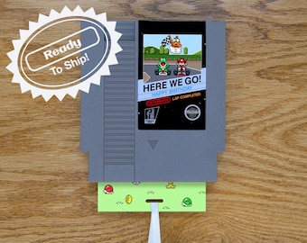 Mario Kart Birthday Card | Real Game Cart