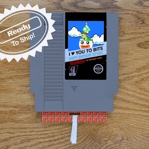Super Mario Birthday Greeting Card - Bowser | Real Game Cart