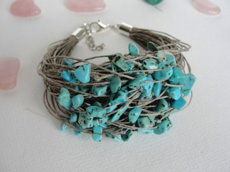 SALE the Tutorial How to Make Linen Necklace or Bracelet Etsy